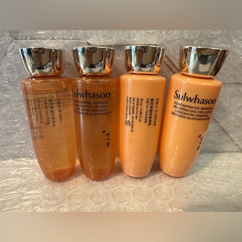 Sulwhasoo Concentrated Ginseng Rejuvenating 25ml Water (2pcs)+Emulsion (2pcs)